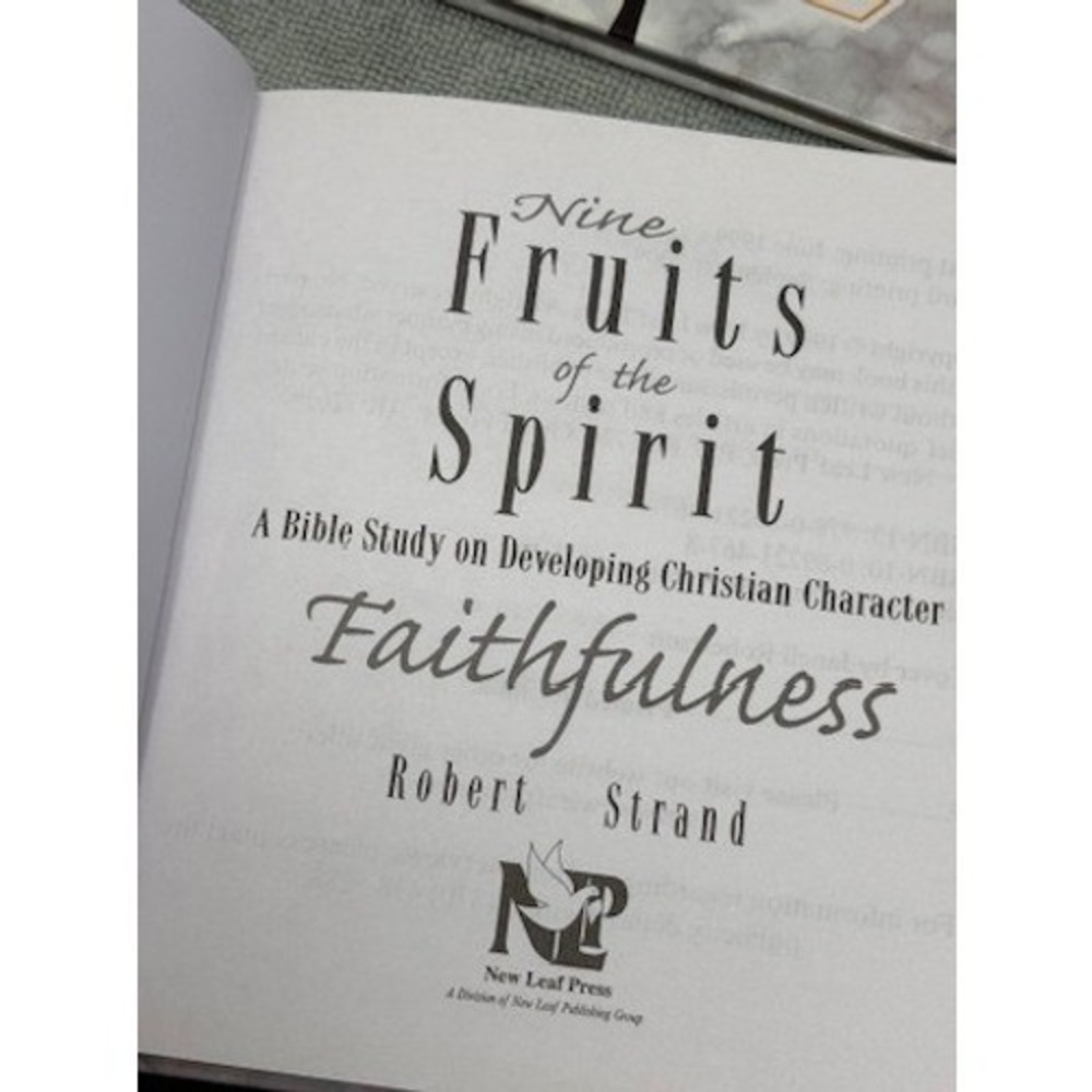 Complete Nine Fruits Of The Spirit Devotional Book Set Robert Strand Hardcover - Picture 7 of 8